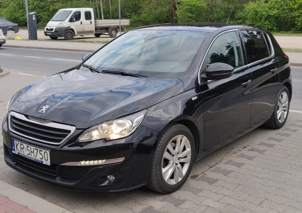 Peugeot 308 cena 21500 przebieg: 262000, rok produkcji 2015 z Warszawa małe 121